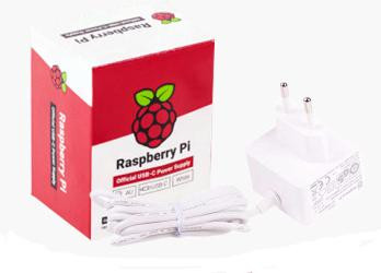 Адаптер питания для Raspberry PI 4B (5V, 3A, Type C, EU вилка)