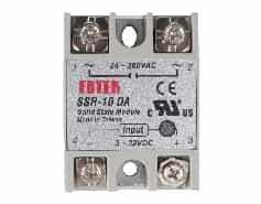 Твердотельное реле FOTEK SSR-10DA (24-380В, DC управление AC нагрузкой)