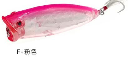 Рыболовная приманка KP01 Buffalo Wave Lie Prone (пластик, розовый, 19г, 8см)