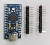 Микроконтроллер Arduino Pro Micro (Atmega32U4, 5В/16МГц, Leonardo, Type-C, MU версия)