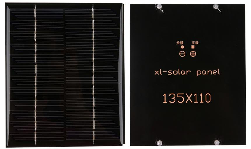 Малый солнечный элемент Monocrystalline 110*135mm (монокристаллический, 12В, 200мА, 110x135мм, МОК10шт)