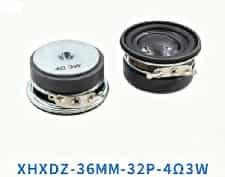 Full-Range Loudspeaker 36mm Diameter 4R 3W