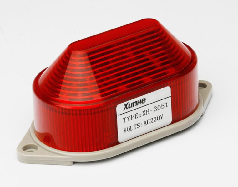 Strobe Beacon 12V With High Intensity LED Sound Red