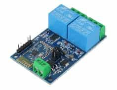 Bluetooth релейный модуль (2 канала, 12В, умный дом, управление через смартфон)