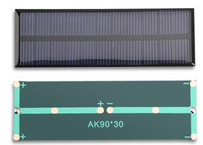 Капельная солнечная панель 5.5V 70MA (поликристаллическая, 5.5В, 70мА, 90x30мм)