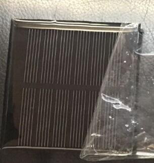 Солнечная панель Monocrystalline 70*70mm (монокристаллическая, 3В, 200мА, эпоксидная смола, 70x70мм, МОК10шт)
