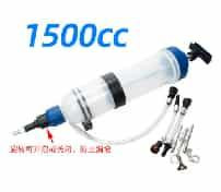 Filling Syringe  Manual Car Oil Fluid Extractor 1500mL Fuel Transfer