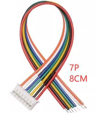 Односторонний штекерный разъем PH2.0мм 7P (провод 1007 26AWG, 8см)