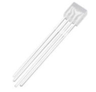 Рассеянный светодиод 255 прямоугольный RGB 4PIN CC с ножкой 28мм (3В, 20мА)