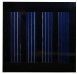 Солнечная панель 2V 40MA (поликристаллическая, ламинированная, 2В, 40мА, 60x60мм, для школьных экспериментов)
