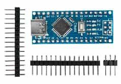 Микроконтроллер Nano V3.0 (Atmega328P, CH340C, Type-C) - непаяная версия