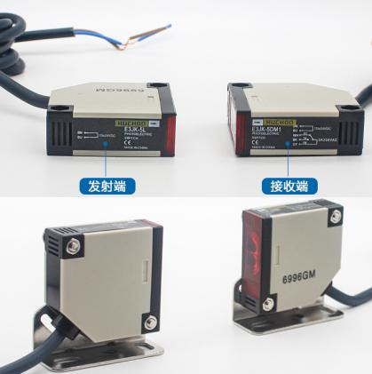 Фотоэлектрический датчик E3JK-5DM1-5L (DC 12-24В, сквозной луч, кабель 1.3м)