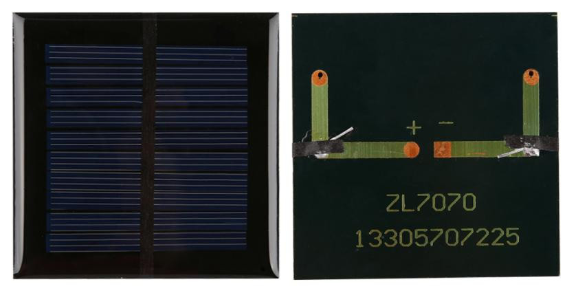 Мини солнечная панель Polycrystalline 70*70mm (поликристаллическая, 5В, 100мА, 70x70мм, МОК10шт)