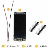 Display-S3 ESP32-S3 1.9 Board WIFI Bluetooth5.0 Unsoldered LILYGO T- Display Development inch ST7789 LCD Wireless Module 170*320