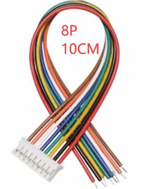 Односторонний штекерный разъем PH2.0мм 8P (провод 1007 26AWG, 10см)