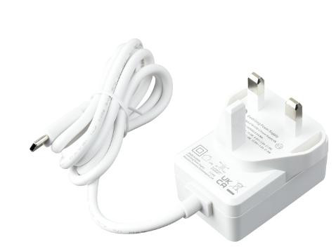 Блок питания PSU-27W для Raspberry Pi 5 (USB-C, UK)
