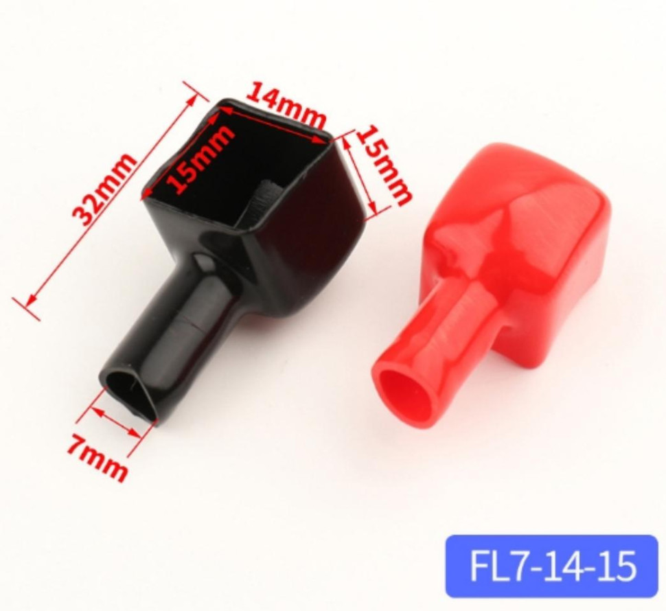 Boots Covers Insulating 1 Pair Battery Terminal Protector FL7-14-15
