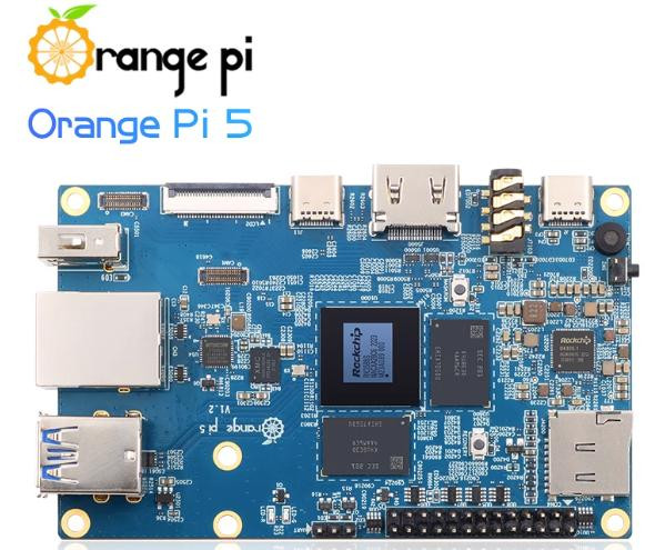 Одноплатный компьютер Orange Pi 5 (16 ГБ RAM, RK3588S, PCIE)