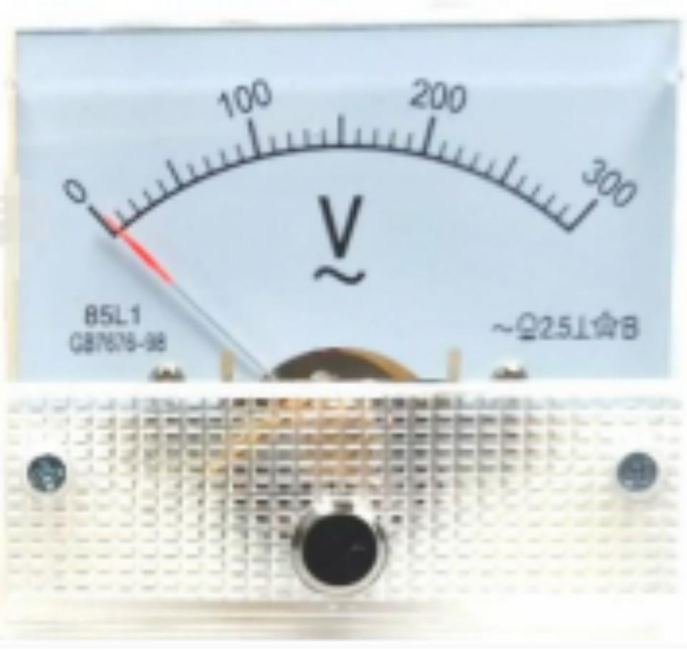 Analog Ammeter 0-600V 85L1-V Pointer AC Size:64*56mm