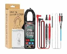 Clamp Multimeter Meter DC/AC Current Digital Black ANENG ST212 (With Battery)