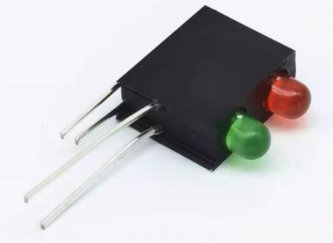 (Red+Green Left + Right -) Light Holder with Light 3MM Double Hole LED
