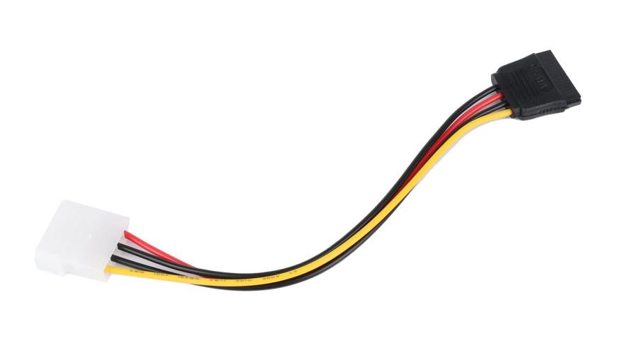 Кабель питания Type D Big 4PIN - 15PIN SATA (1 в 1)