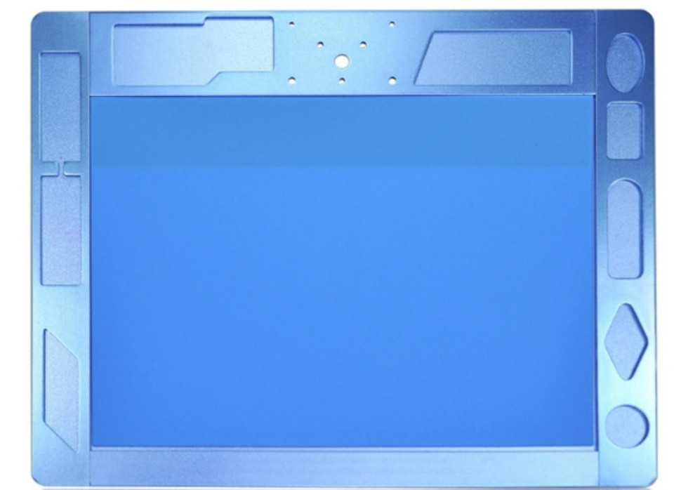 TE-507 Blue Aluminum Maintenance Platform Alloy Microscope 43*33.5CM MOQ100