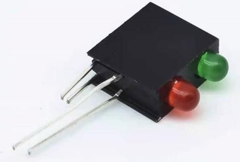 (Green+Red Left + Right -) Light Holder with Light 3MM Double Hole LED