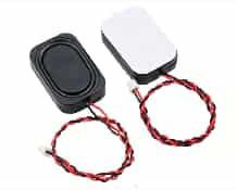 3020/2030 Type Square Audio Speaker 4R3W with 150mm 1.25mm Cable