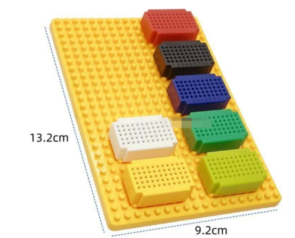 ZY-55  Mini Breadboard (7pcs Bread Board+1pc DIY Kit Blate)