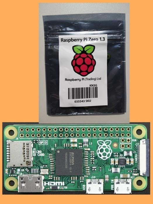 Модуль камеры для Raspberry Pi Zero V1.3 (1 ГГц, 512 МБ, Linux, 1080P)