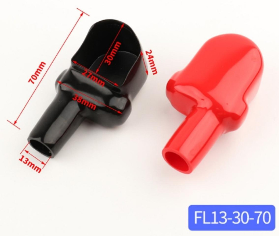 Boots Covers Insulating 1 Pair Battery Terminal Protector FL13-30-70