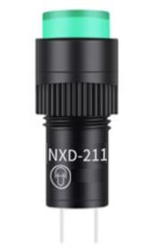 Компактный светодиодный индикатор NXD-211 (AC/DC12В, малый корпус, LED, зеленый)