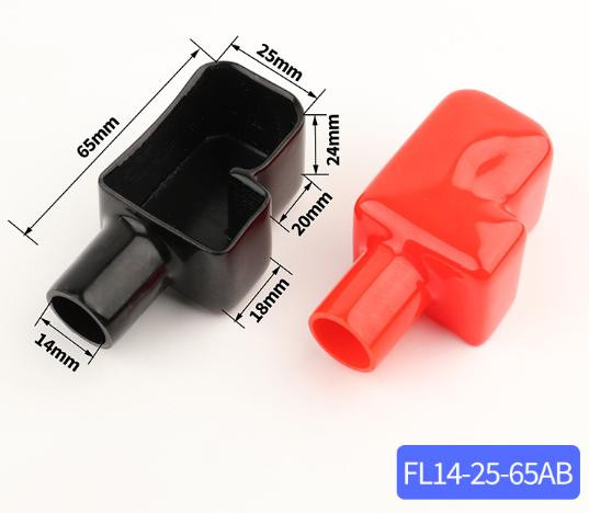 Boots Covers Insulating Protector FL14-25-65AB 1 Pair Battery Terminal