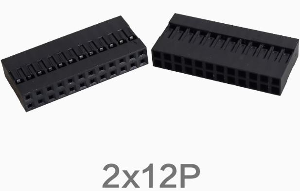 Dupont Housing 2*12P Double Row 2.54MM Connector