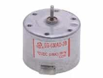 Двигатель EG-530AD-2B, 12В постоянного тока (2400 об/мин, CCW) для аудиоусилителей