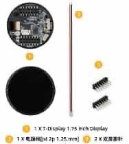 Unsoldered LILYGO T- Display-S3 ESP32-S3 Supports SD Card AMOLED Module Touch 1.75inch Support