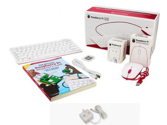 Персональный микрокомпьютер Raspberry Pi 400 (американская версия, UK вилка)