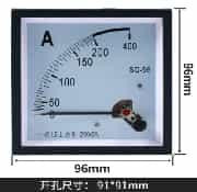 Pointer Meter 200/5A SQ-96 AC Ammeter Size:96*96mm