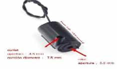 Black Mute Sounds Mini Submersible Pump DC 3-5V