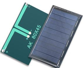 Капельная солнечная панель 5V 60MA (поликристаллическая, 5В, 60мА, 80x45мм)