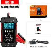 12V 10A/24V 5A Smart Charger Pulse Repair Automatic Battery KONNWEI RC-10 Tool UK Plug