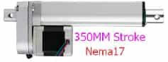 Шаговый актуатор (ход 350мм, скорость 45мм/с, усилие 100Н, 6-24В) Nema17