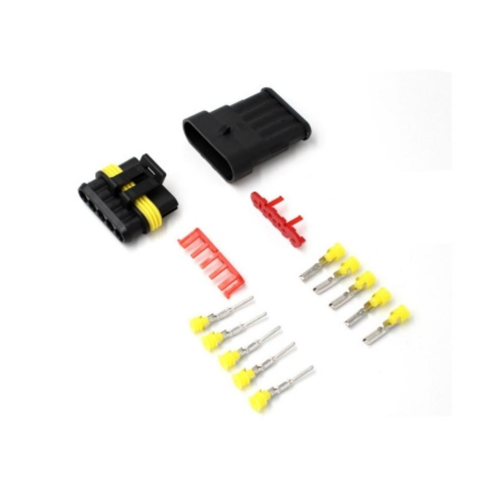Wire Connector Plug for Waterproof Electrical Connector Kit 5P Car Waterproof