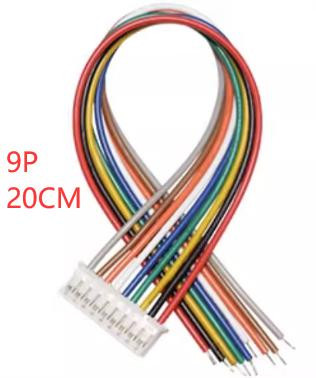 Односторонний штекерный разъем PH2.0мм 9P (провод 1007 26AWG, 20см)