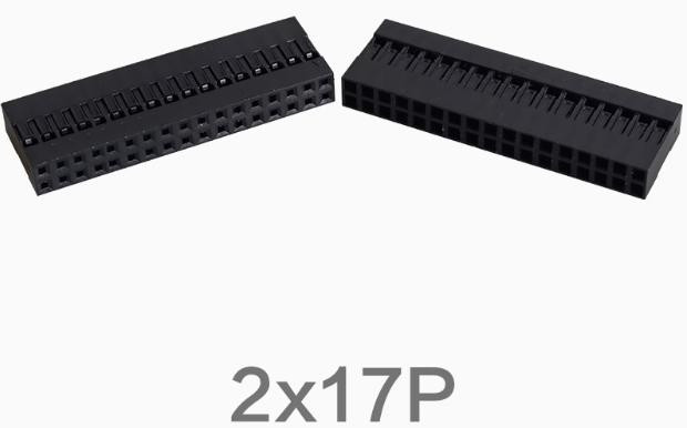 Dupont Housing 2*17P Double Row 2.54MM Connector