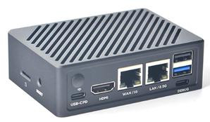 Одноплатный компьютер NanoPi R6C (8 ГБ, 32 ГБ eMMC, RK3588S, черный металлический корпус)