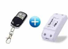 Control On/Off Switch WiFi Mobile Remote Control Siri Voice 10A with 433Mhz Remote Control