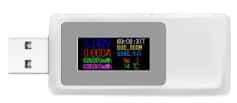 White KWS-MX19 USB Tester DC4V-30V 0-5A Current Voltage Meter