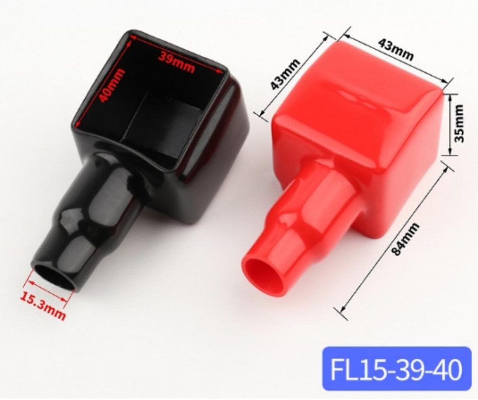 Boots Covers Insulating 1 Pair Battery Terminal Protector FL15-39-40